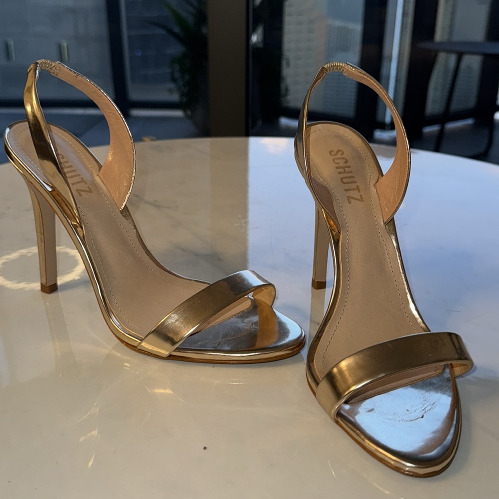 Like New Gold Heels!